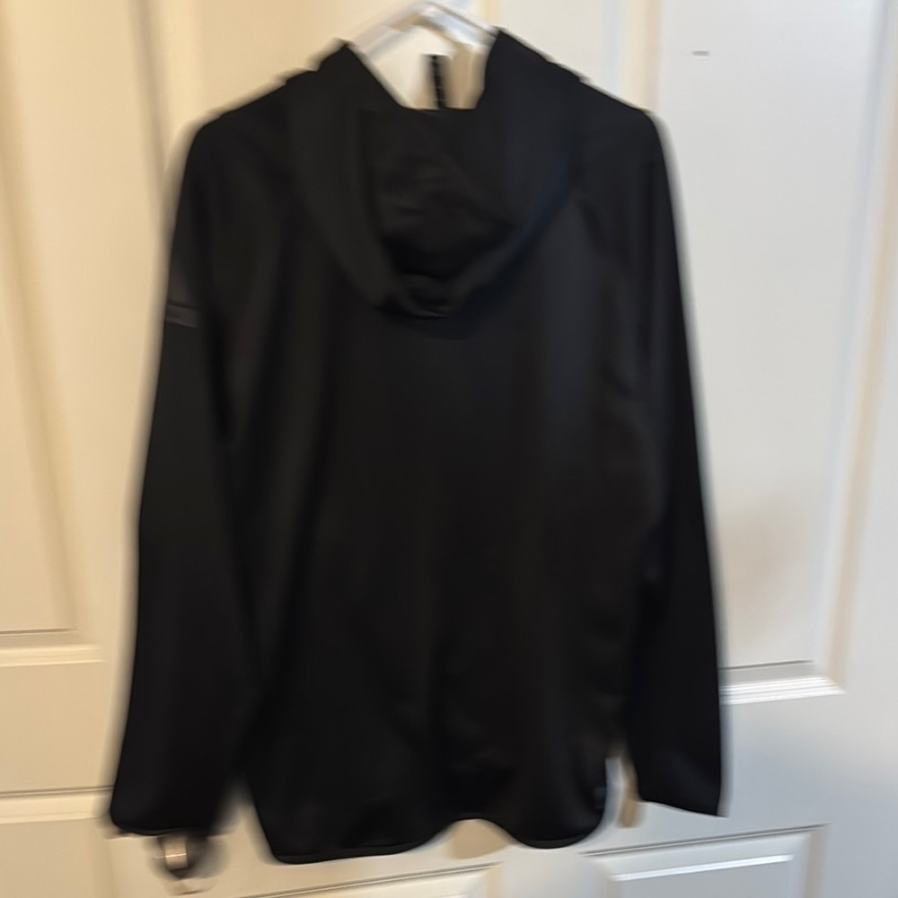 Adidas Black Hoodie with White Stripes - Picture 7 of 8